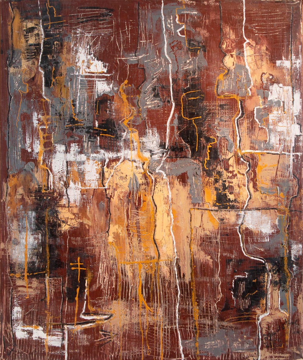 Reflejos, óleo sobre lienzo
